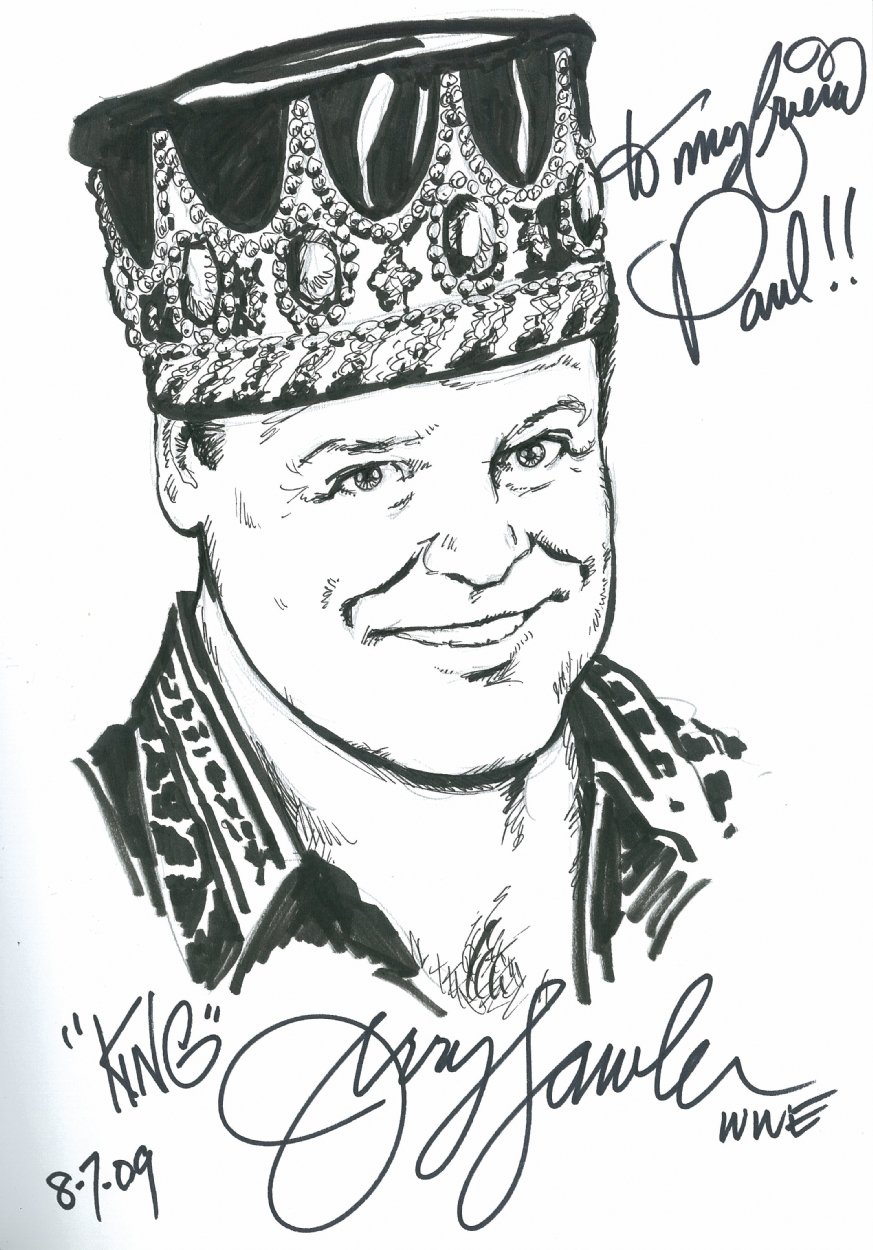 Jerry The King Lawler. Selfportrait., in Paul Greer's Convention